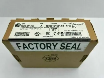 1769-OF4CI AB CompactLogix 4 Pt A/O Current Module 1769OF4CI New Sealed US • $521.22