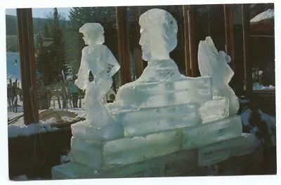 Mt. Snow West Dover VT Special Ice Sculpture Postcard ~ Vermont • $1.99