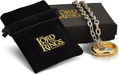 The Lord Of The Rings The One Ring Replica Signed By Elijah Wood With COA • £175