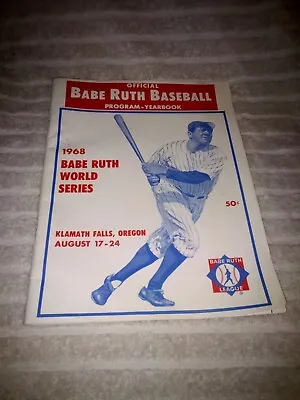 1968 Babe Ruth Baseball World Series World Series Program - Nolan Ryan Ron Santo • $15