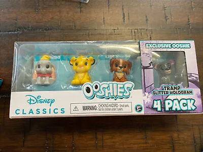Disney Classics Ooshies 4pack With Glitter Hologram  • $9.99