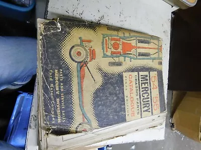 1954 1955 Mercury Passenger Car Chassis Master Parts Catalog Manual W Part Numbe • $59.99