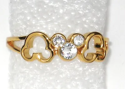 Disney Arribas Bros✿ Mickey Mouse Ring Size 5 Made With Crystals From Swarovski • $18.47