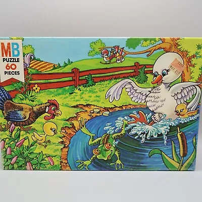 1978 Vintage MB Milton Bradley 60 Piece Jigsaw Puzzles Farm Series Sealed • $9.70