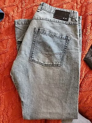 Oakley Industrial Denim Distressed Jeans 38Wx32L • $49.99