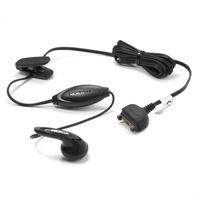 $4.99 • Buy New Original Nokia HS-5 Headset E50/N72/N73/N77/N80/N90/3120/6820/6126/6800/6610