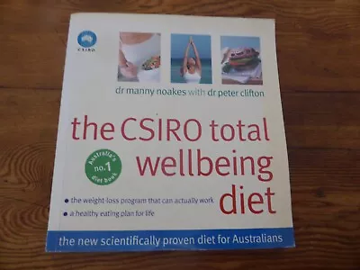 2x The CSIRO Total Wellbeing Diet Book 1 &2 By Peter Clifton Manny Noake Healthy • $24.95