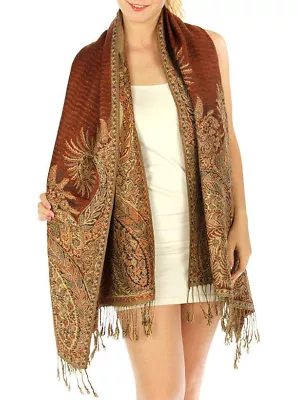 Fashion Luxury Paisley Pashmina Scarf Shawl Wrap 17 COLORS  • $9.99