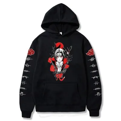 Uchiha Itachi Naruto Anime Manga Series Teens Men Women Pullover Hip Hop Hoodies • $25