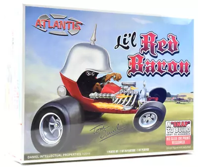 Atlantis Tom Daniel Lil Red Baron Show Rod 1:32 Snap Together Model Kit M6650 • $16.99