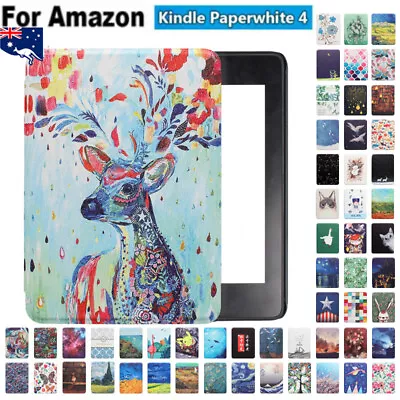 For Amazon Kindle Paperwhite 4 10th Generation 2018 PU Leather Smart Case Cover • $16.14