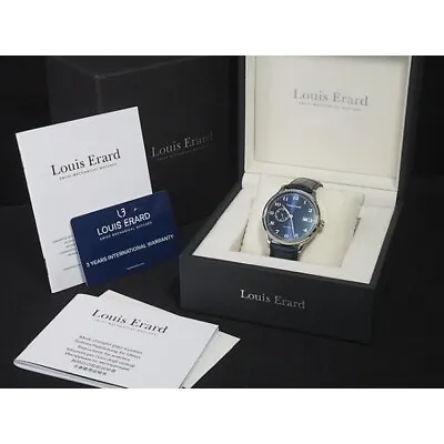Louis Erard 1931 Limited LE66226AA25.BDC84 Automatic Blue Dial 44mm Men's Watch • £1276.78