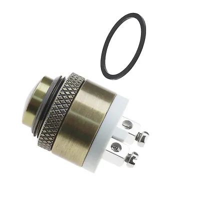 16mm Door Bell Switch Momentary Push Button Brass Metal 36V DC 2A ON Off • £9.62