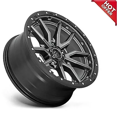 NEW 4EA 20x9 Fuel Wheels D680 Rebel Anthracite Center 5-Lug Off Road Rims(S13) • $1704