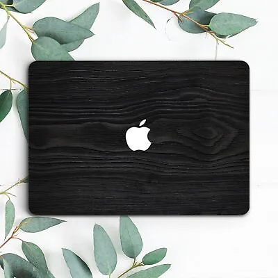 Black Wood Aesthetic Dark Hard Case For Macbook Pro 13 15 16 Air 13 • $27.74