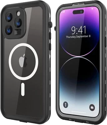 $20.99 • Buy MagSafe Waterproof Clear Case For Apple IPhone 14  Pro Max 14 Shockproof Cover