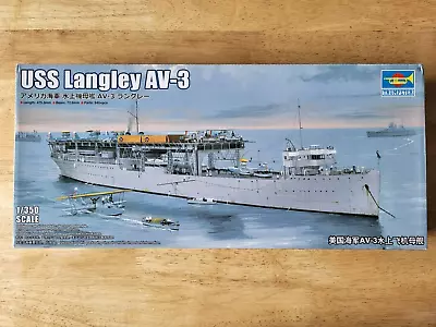 Trumpeter 1/350 USS Langley AV-3 #05632 Model Kit + Extras • £90