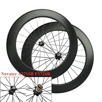 $434.99 • Buy Dimple Finish Wheels With Novatec A271SB F372SB 700C V-brake Road Bicycle Wheels