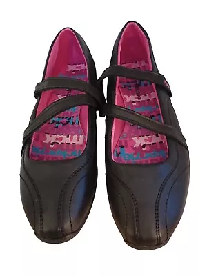 Mckenzie Black/Pink Ladies Women Mary Jane Strap Style Flat Shoes -UK Size 5-New • £19.99