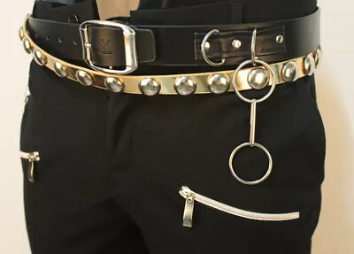 MJ Michael Jackson BAD Rivet Cosplay Belt Punk Rock Personality Belt Waistband • $43.01