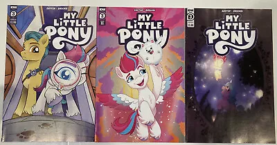 My Little Pony #3 2022 Set Of 3 Ri 1:10 Forstner Easter Variant Mlp Comicbook Ba • $6