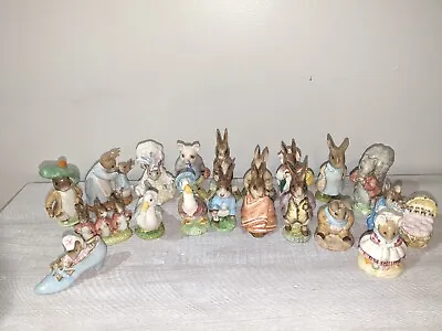 Royal Albert Beatrix Potter Figurines. Rare Collection.  • $449