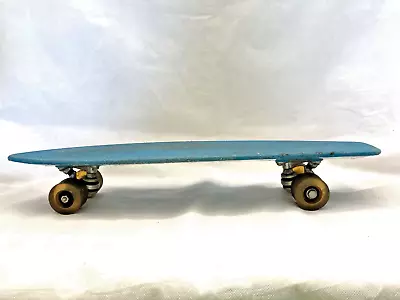 Vintage 1970's Retro Blue Plastic Skateboard • $12