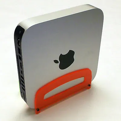 Mini Mac Time Capsule Rasberry Red Apple Acrylic Computer Stand 2010+   • $14.99