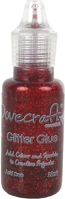 Dovecraft Refill PackGlitter GlueCrystalCandyflossForestGold Ruby 7x3x4CM  • £2.99