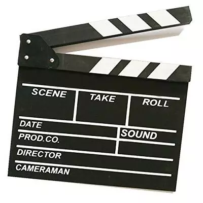 Movie Clapboard Professional Movie Film Hollywood Clapper Board 12x11 Inch • $14.46