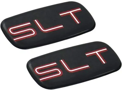 $16.99 • Buy Pair Set SLT Cab Emblem 3D Badge For 95-07 Yukon Suburban Sierra (Red/Black)