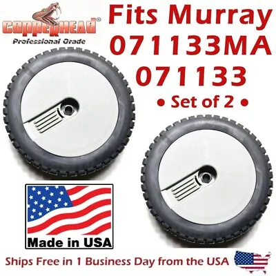 Rotary Set Of 2 MURRAY 071133 Wheels For 20  21  22  Geared Wheel Drive Mowers • $34.95
