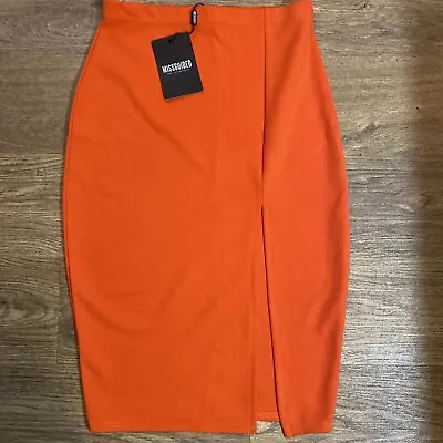 Missguided Orange Skirt Size 12 New With Tag • £6