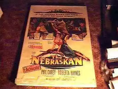 Nebraskan 3d Movie Poster '53 Western Nice  • $200