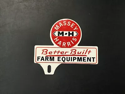 Massey Harris Farm Equipment License Plate Topper • $49.95