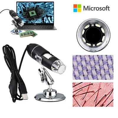 $22.19 • Buy USB Digital Microscope 1000X Magnification Handheld Digital Microscope For PC 