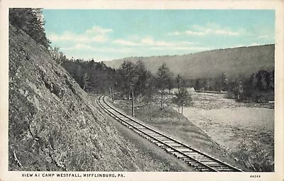 View At Camp Westfall Mifflinburg Pennsylvania PA - 1954 Vintage Postcard • $5.99