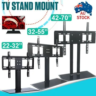 $25.36 • Buy TV Wall Mount Bracket Desktop TV Stand LCD LED Plasma VESA 26'' 42'' 55  70 Inch