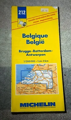 Michelin Map  212 - Belgium • £1