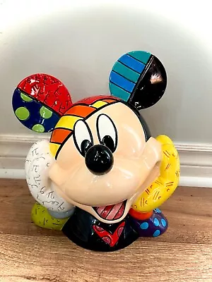 Disney Britto Mickey Mouse Cookie Jar Limited Edition 99/2000  • $0.99