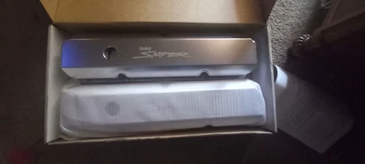 $76.99 • Buy Holley Sniper Fabricated Valve Covers Ford 332-428