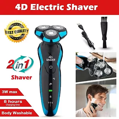 4-in-1 Electric Shaver 4D Rechargeable Head Hair Beard Trimmer Razor Waterproof • $32.99