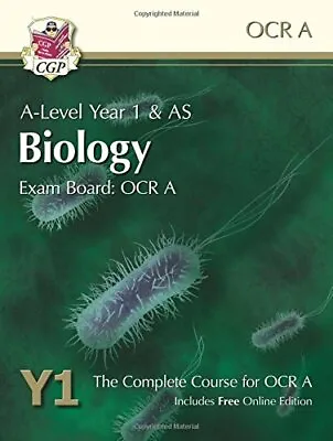 New A-Level Biology For OCR A: Year 1 & AS Student Book With Online Edition By • £3.50