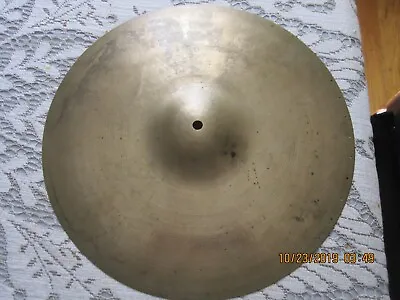 Vintage 50's UFIP Italy Rotocast High Hat Percussion Brass 13 7/8 Inch CYMBAL • $90.40