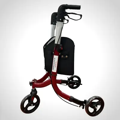 $209.95 • Buy InnoEdge Medical Deluxe Euro Style - 3 Wheel Rollator Walker, Lightweight, Folds