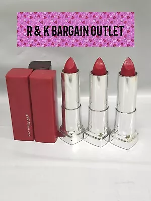 Maybelline Color Sensational Lipstick 385 Ruby For Me ~ 3 Pcs Read • $9.94