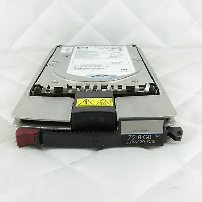 Hp Server 72.8gb 10k Hot-plug U320 Scsi Hard Disk Drive 3.5 404709-001 • £12