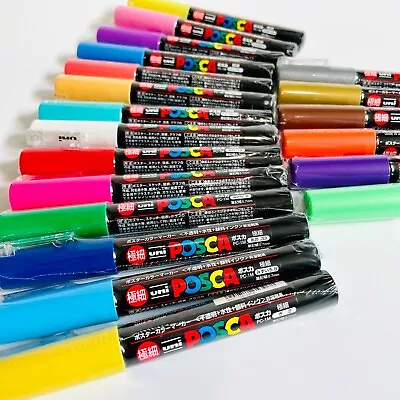  Mitsubishi Uni Posca Paint Pen Marker | Fine Point 3M | Pick Colors | US Seller • $1.99
