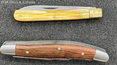 Vintage Pocket Knife Lot Winchester Pakistan Wood & Plastic Handles • $9.99