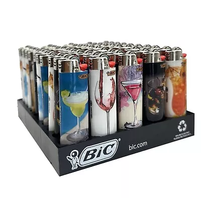 50x Large Bic Lighters Maxi Multi Color Cigarette Lighter Australia • $69.40